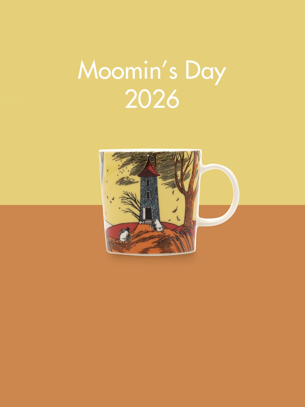アラビア Moomin's Day マグ 0.3L 2026 | スコープは金のスプーン付