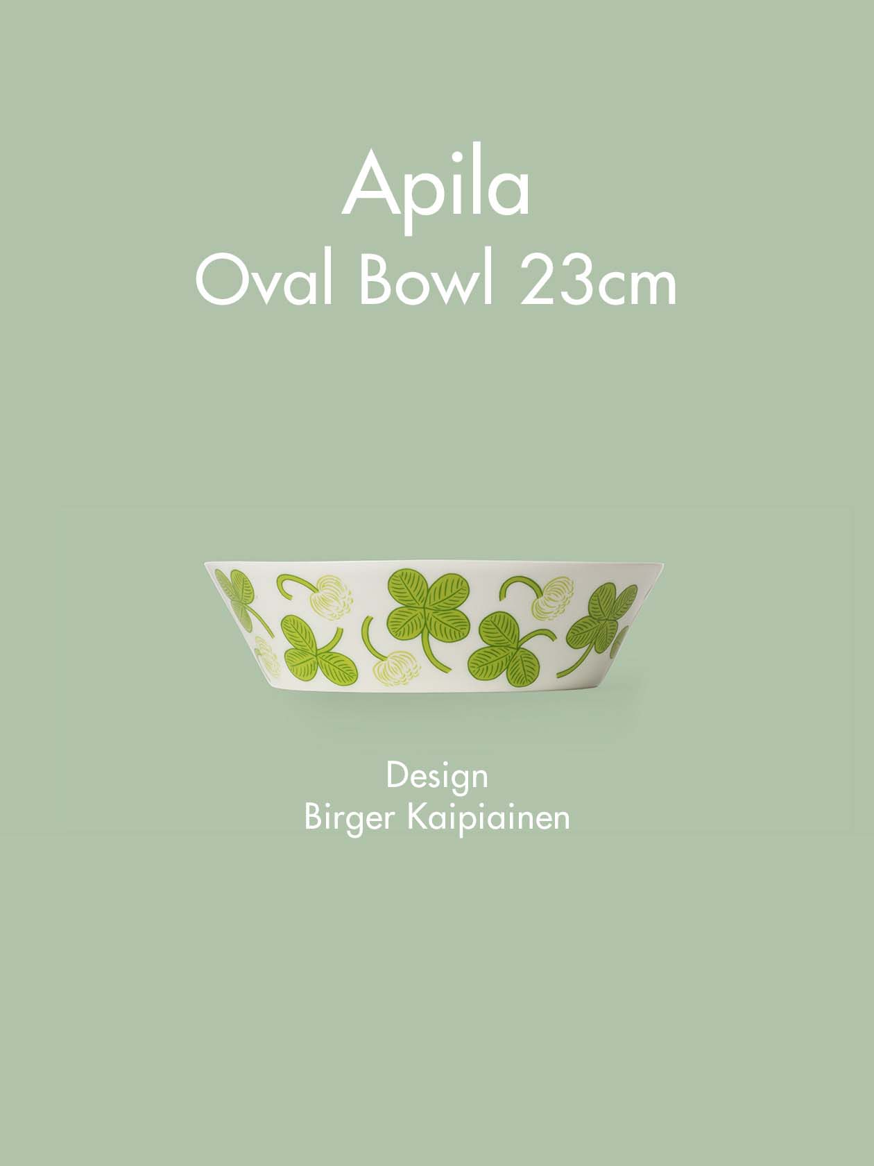 アラビア Apila オーバルボウル 23cm｜スコープ先行発売｜Scope