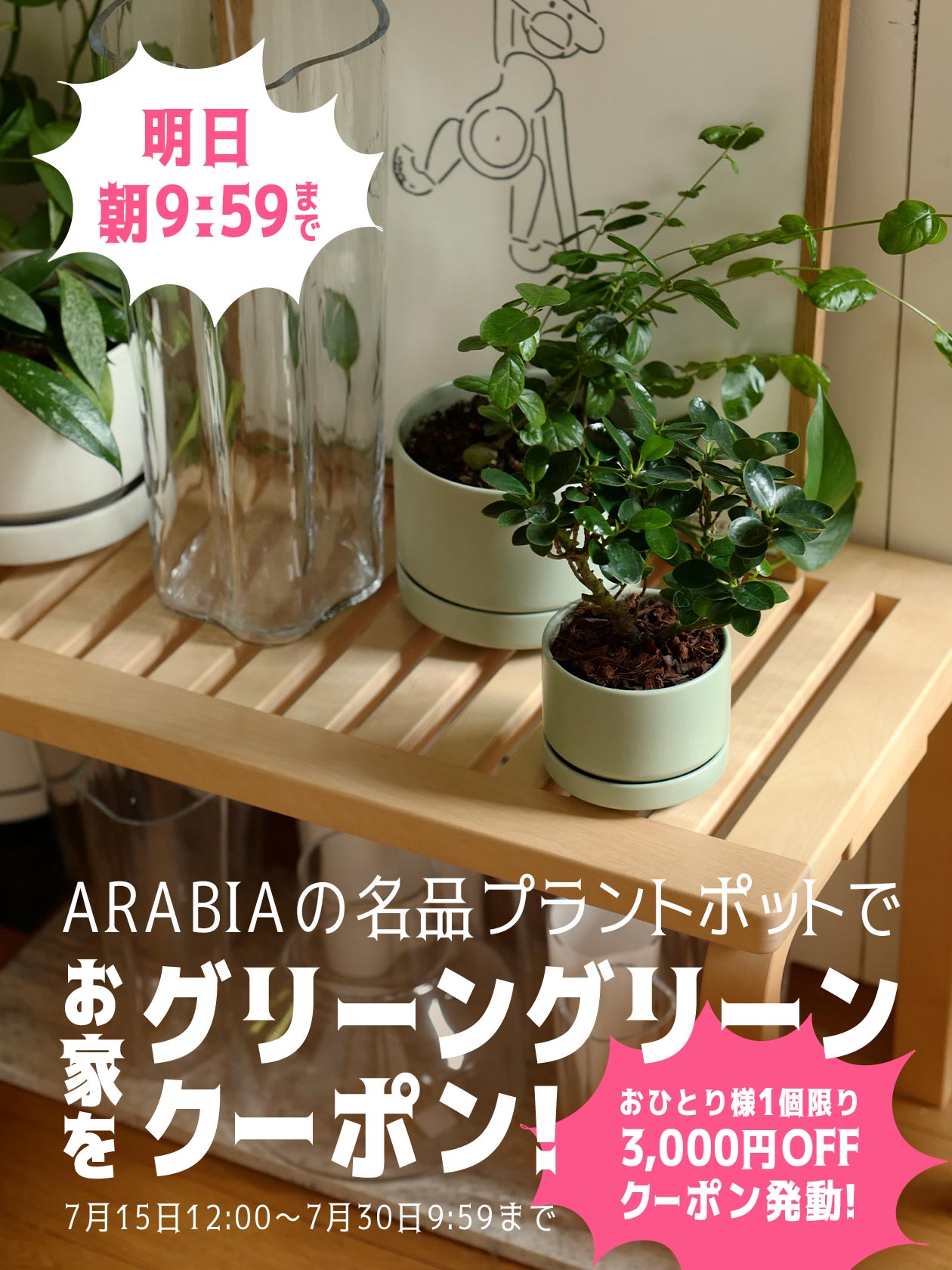 Arabia (アラビア) SN プラントポット