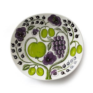 Paratiisi オーバルプレート25cm パープル