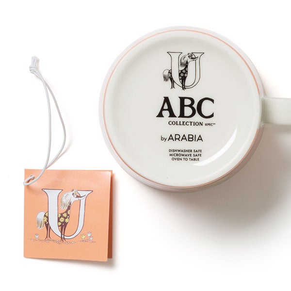 Moomin アルファベットコレクションマグ 0.4L U