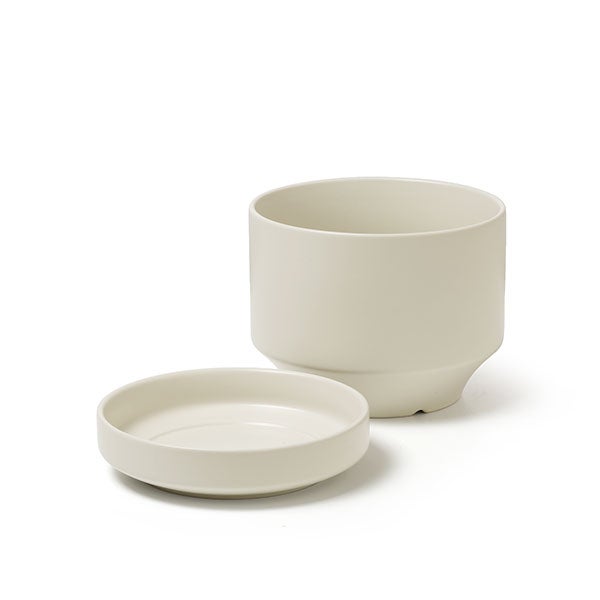 SN プラントポット 16cm マットホワイト