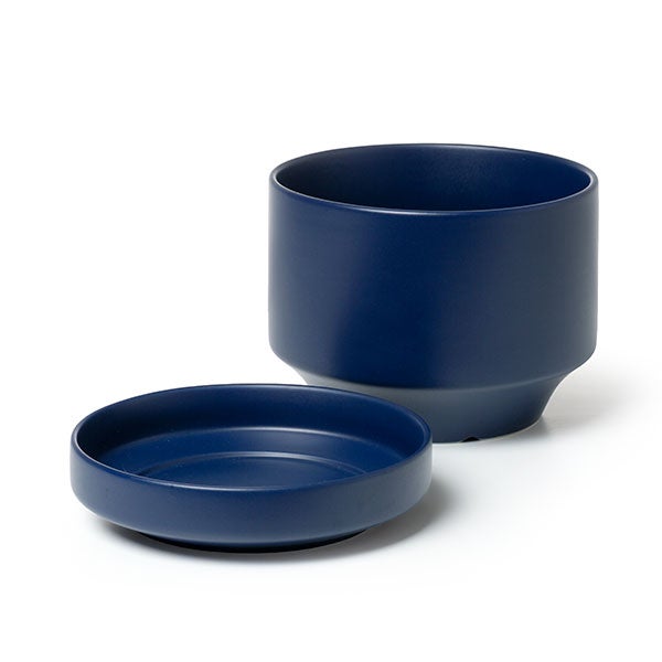 SN プラントポット 19cm マットブルー