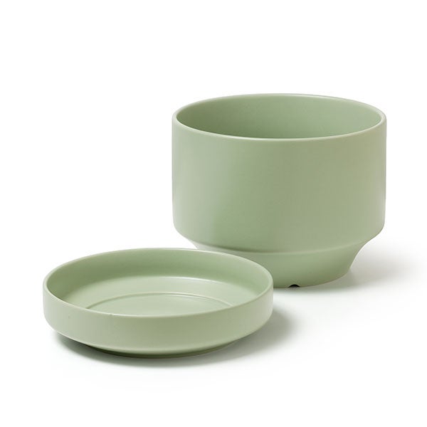 SN プラントポット 19cm マットグリーン