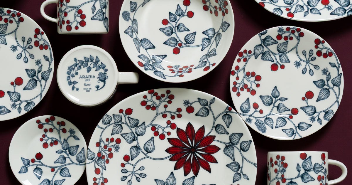 アラビア ルノ 春夏秋冬 プレート26センチ ARABIA Runo（ルノ） | 2025