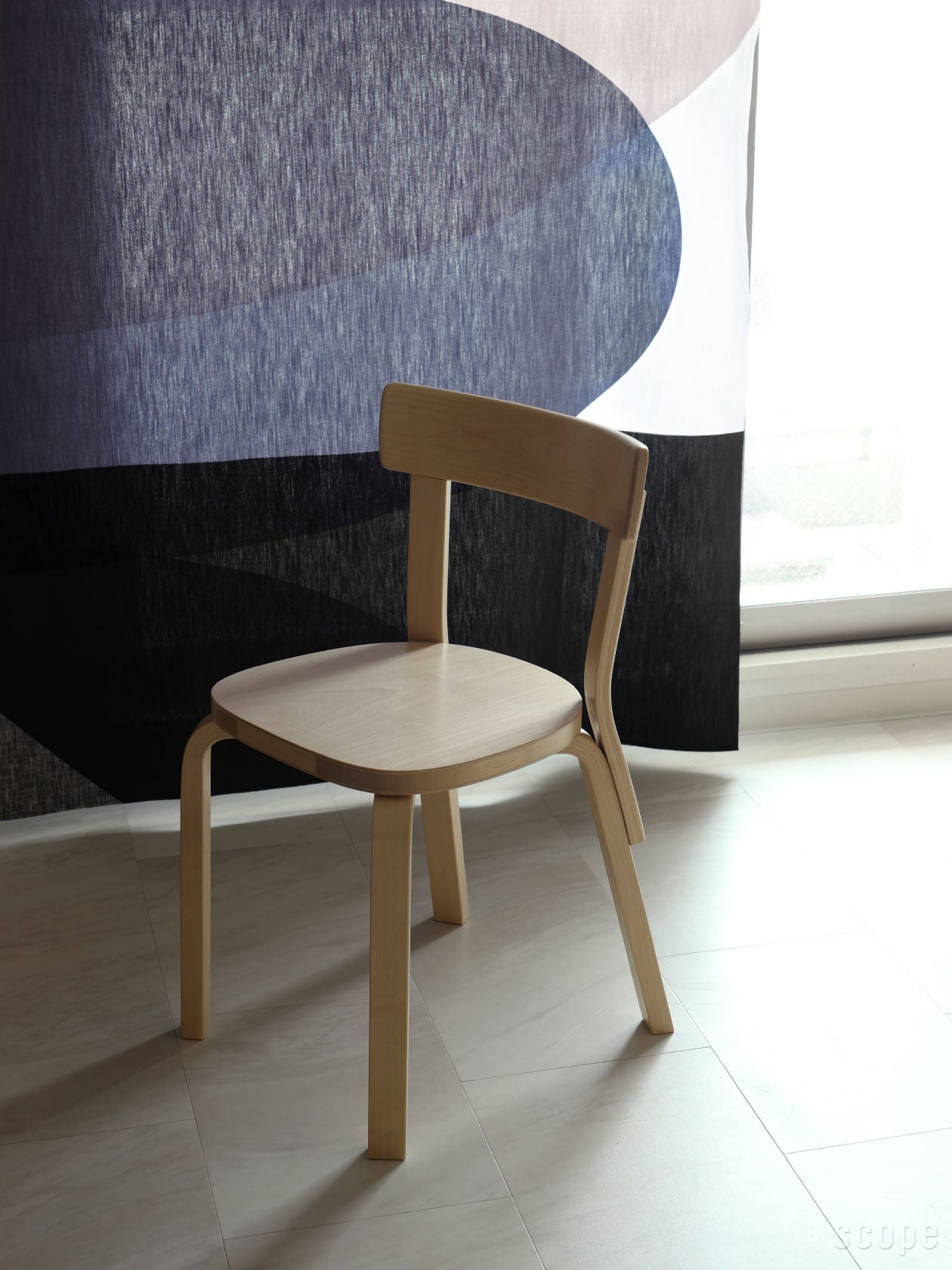artek アルテック CHAIR イス 椅子 SCOPE フィンランド Chair 66 ナチュラル ラッカー | Artek (アルテック)
