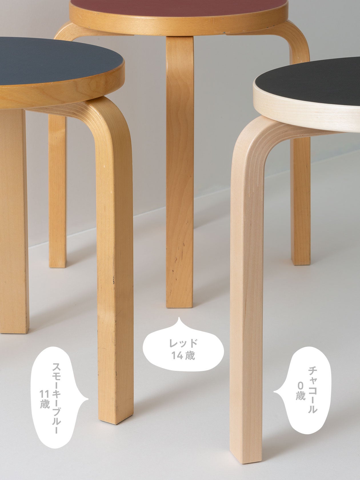 【新品】artek アルテック stool60 scope リノリウム　オリーブ アルテック スツール60 リノリウム | 2013年から続くスコープ別注 | scope