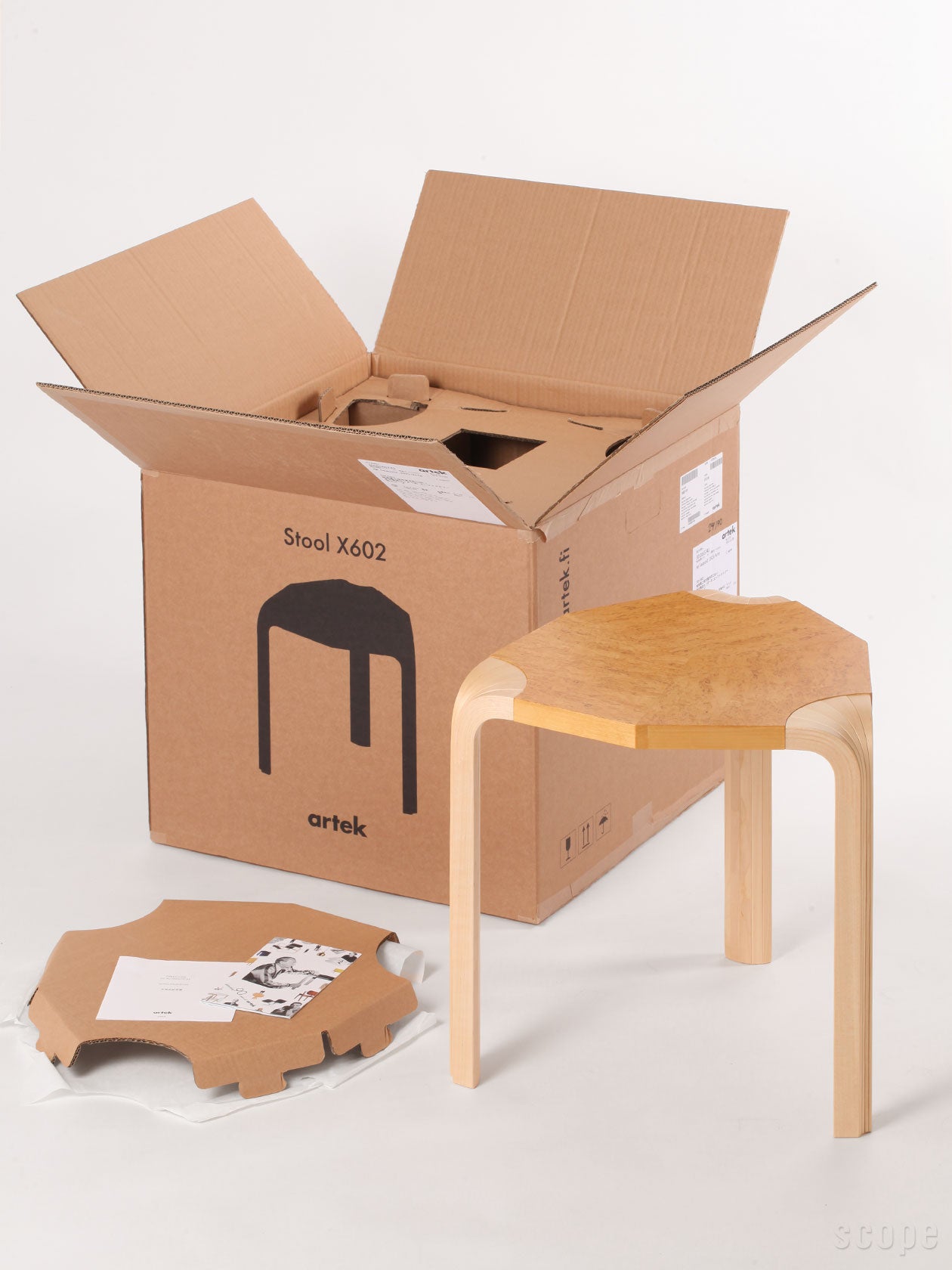 Stool X602のパッケージ