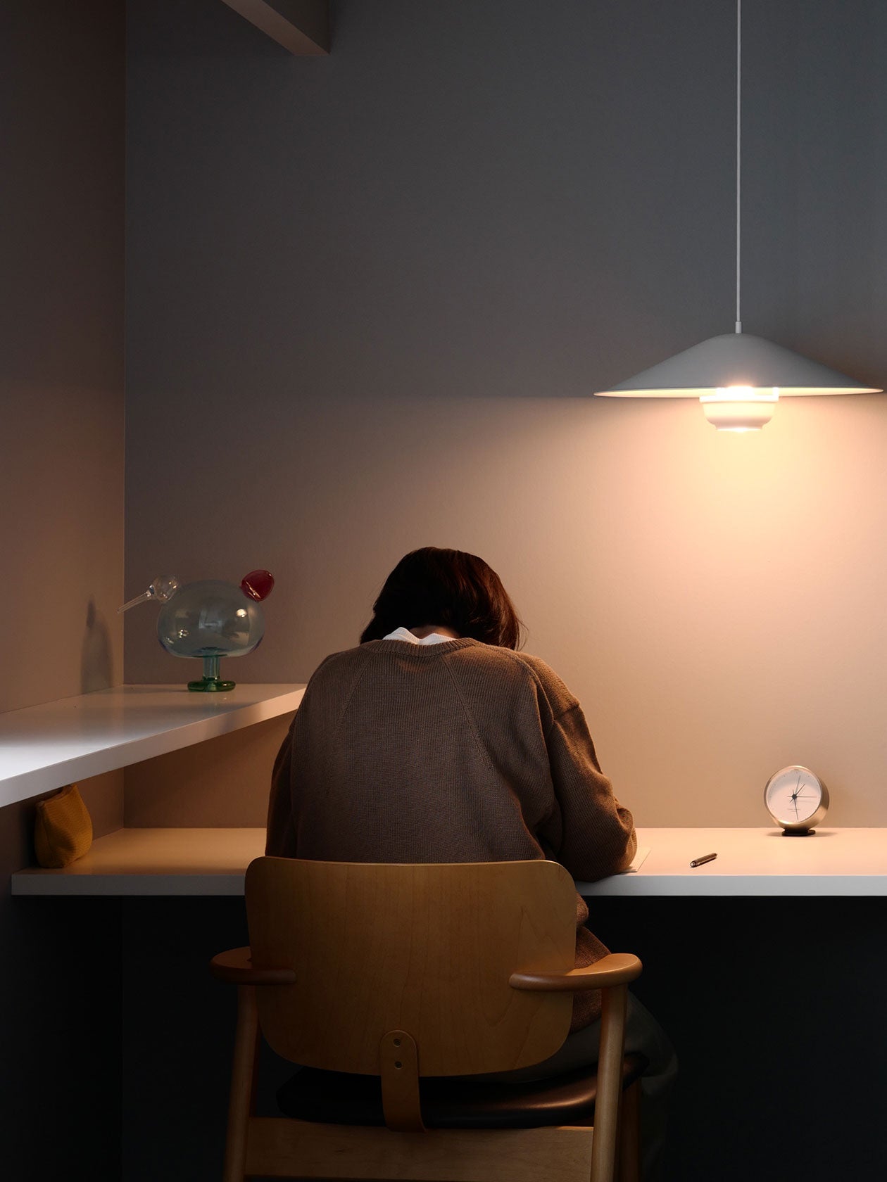 Kori ペンダント デューンシェード 点灯時