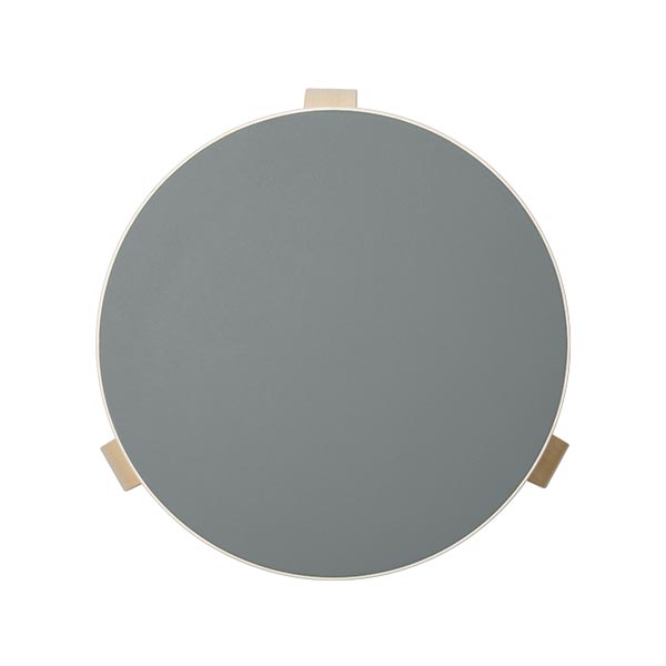 Stool 60 3本脚 リノリウム ピューター 2