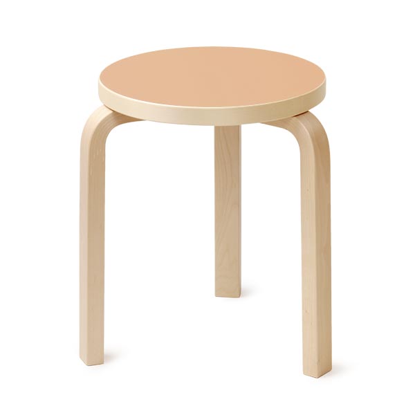 Stool 60 3本脚 リノリウム レザー 31