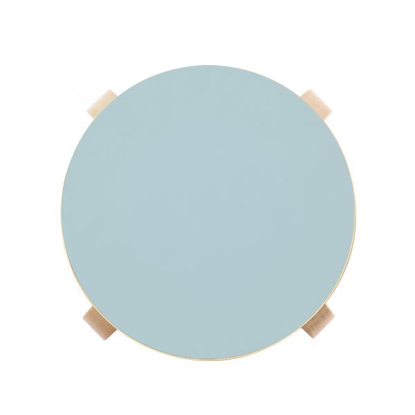 Stool E60 4本脚 リノリウム ブルーヘイズ 33