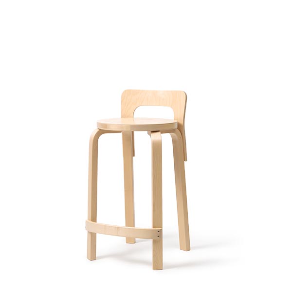 Artek  K65 High Chair リノリウムブラックHighChair