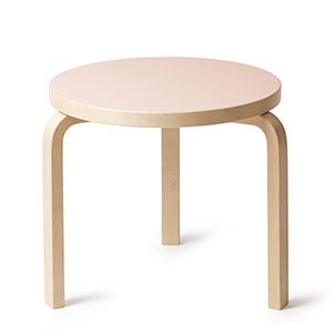 90D Table 円形 48cm リノリウム パウダー 24