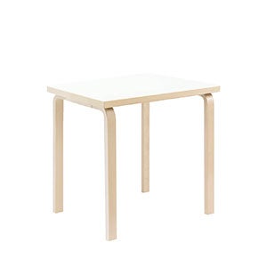 81C Table 75×75cm ホワイトラミネート