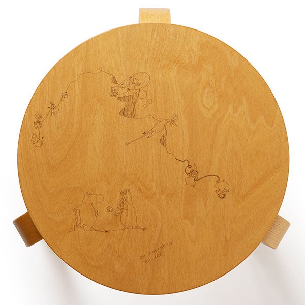 Artek + Moomin (アルテック＋ムーミン) Stool 60 Celebration
