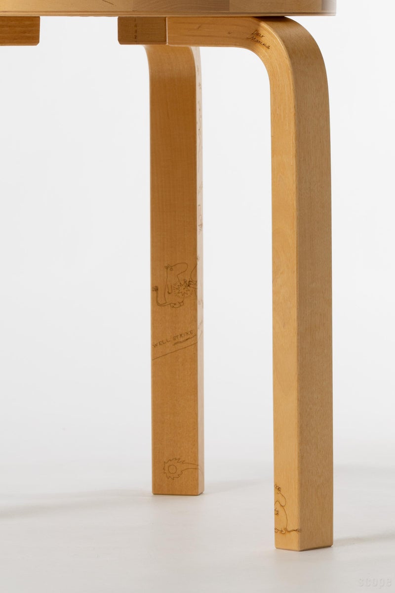 【新品未使用】Artek + Moomin アルテック＋ムーミン　スツール60 Artek(アルテック)｜【予約販売】【抽選販売】Artek + Moomin