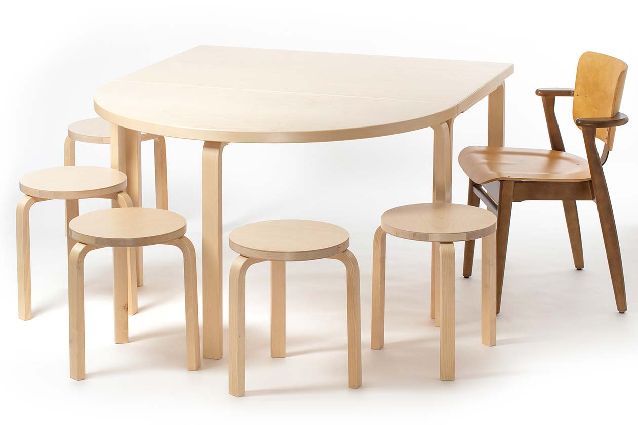 アルテック テーブル95 半円 artek table95 アアルト ビンテージ