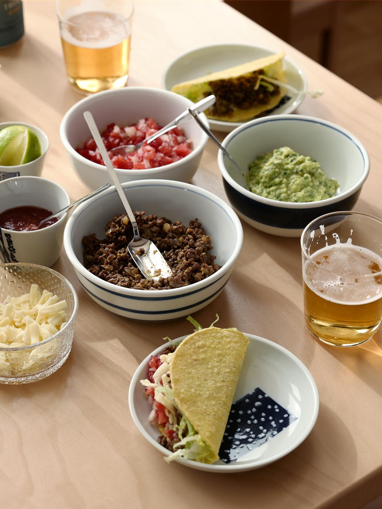 うどん鉢 大 太巻 呉須