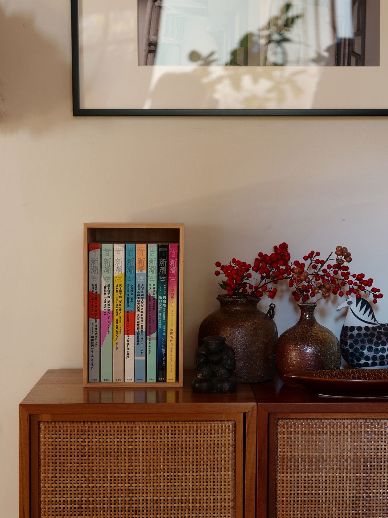 本が入ったA5判の匣