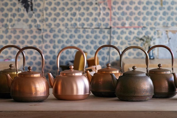 銅やかん 4L 京都有次製 デッドストック/Copper kettle/Kyoto