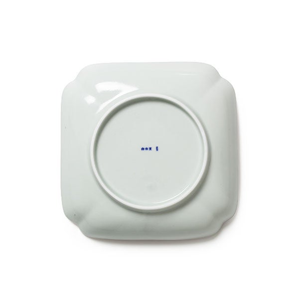 木瓜角皿 縁錆 正角 薄