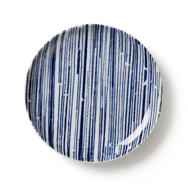 印判小皿 立花文穂 雨中