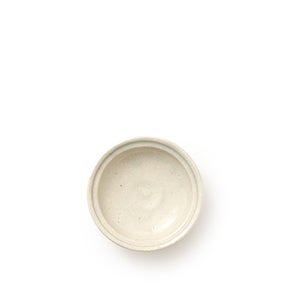伊賀 玉縁手塩皿 石灰