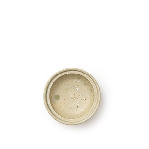 伊賀 玉縁手塩皿 松灰