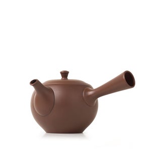 丸急須 横手/朱泥 並細