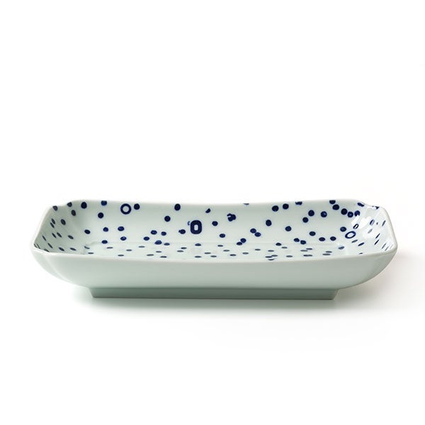 木瓜角皿 雪 長角 01