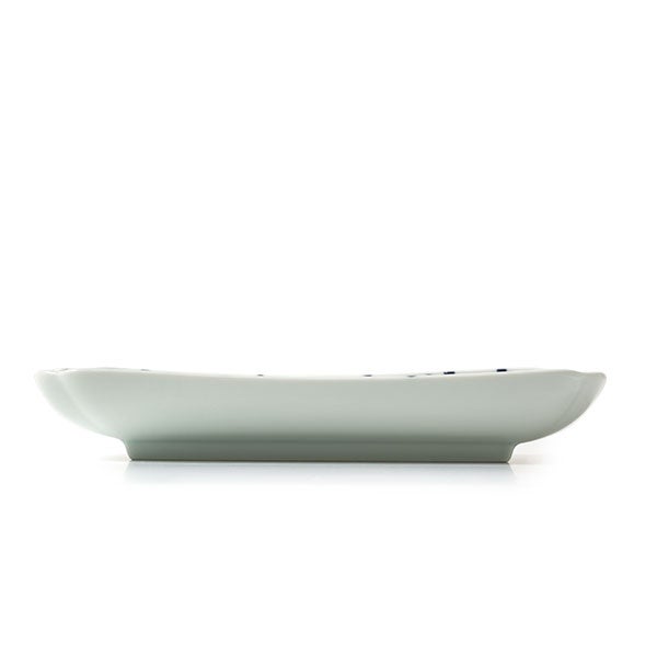 木瓜角皿 雪 長角 01