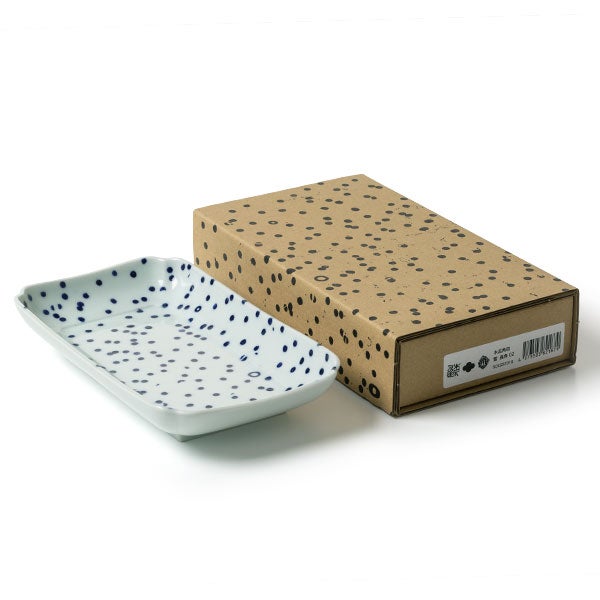 木瓜角皿 雪 長角 02