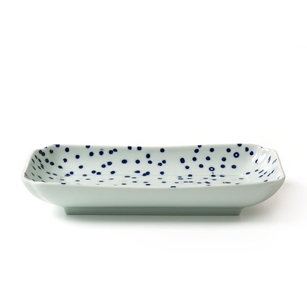 木瓜角皿 雪 長角 03