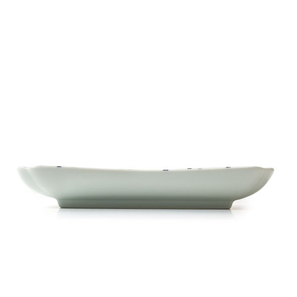 木瓜角皿 雪 長角 03