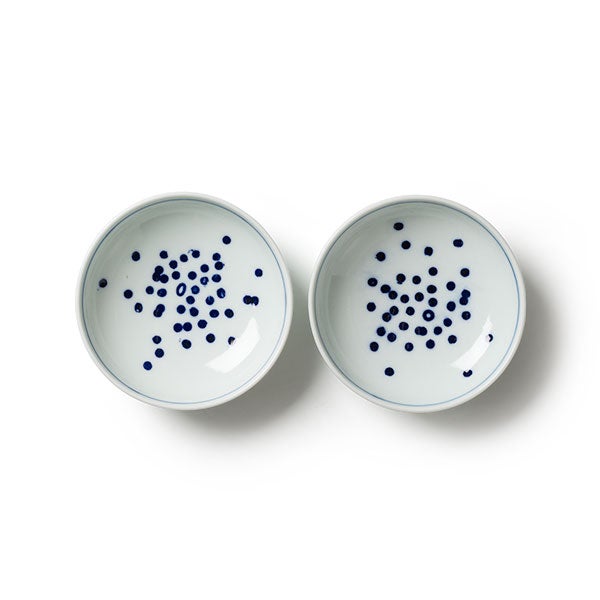 三寸皿 雪 2枚組