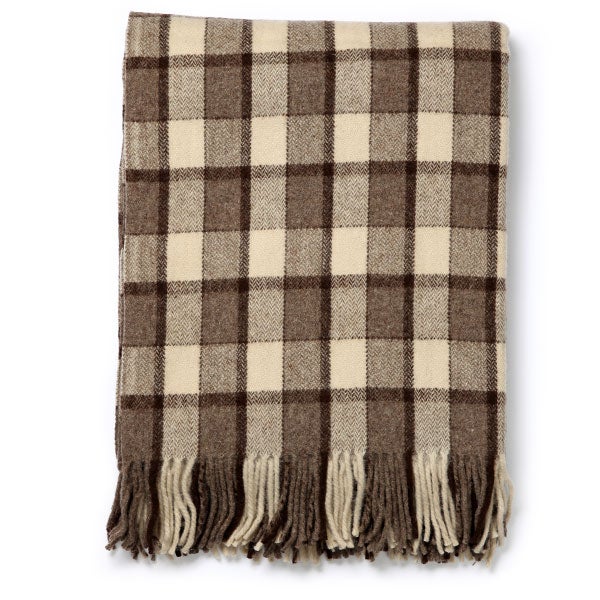 Ecola スロー Lサイズ Quadrados Tricolor