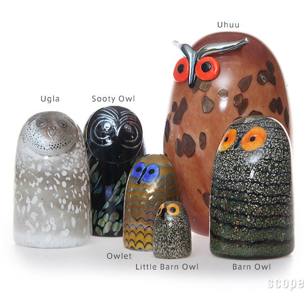 【販売終了】 iittala Birds by Toikka Sooty Owl