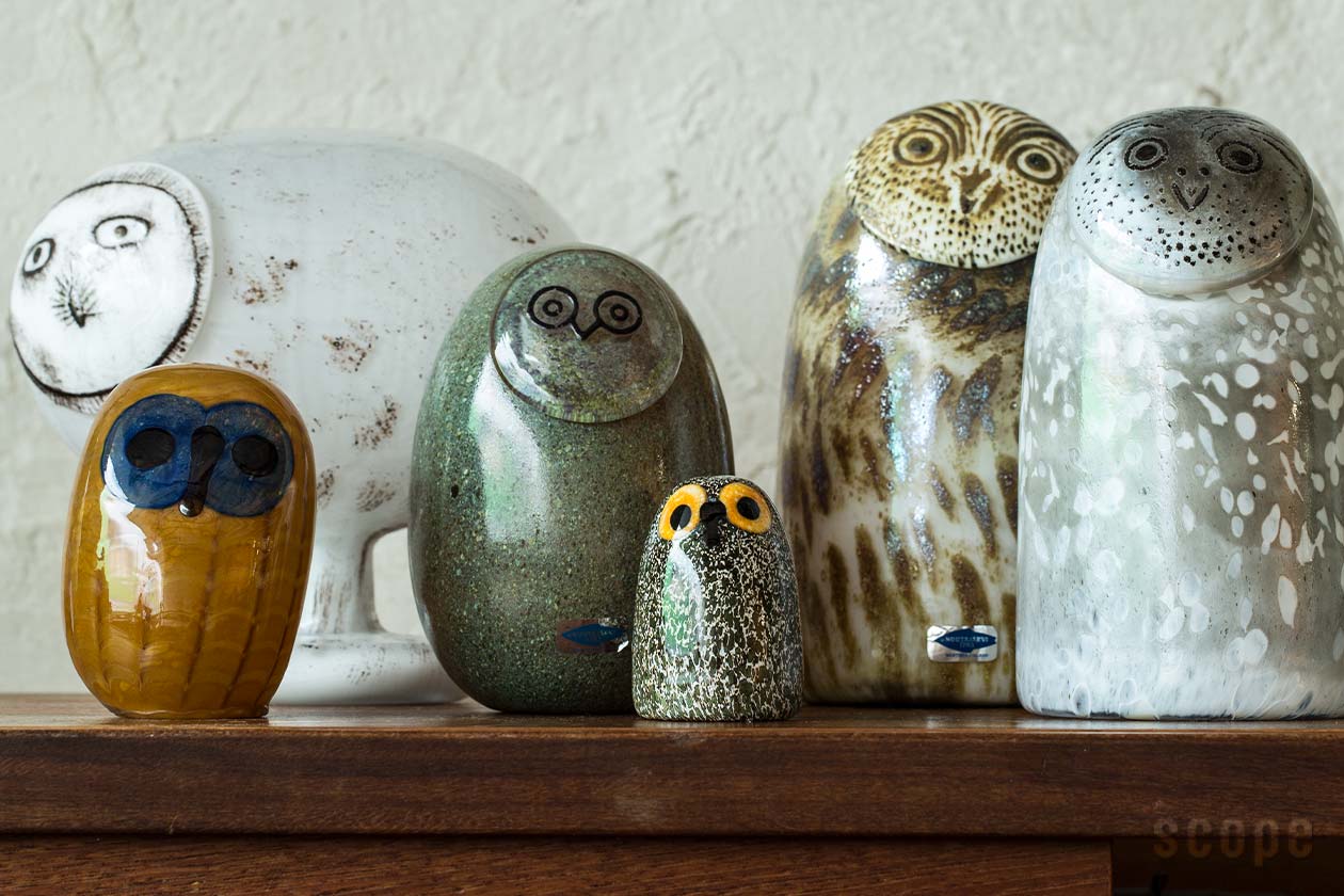 高価値 iittala little barn owl リトルバーンオウル ブラウン