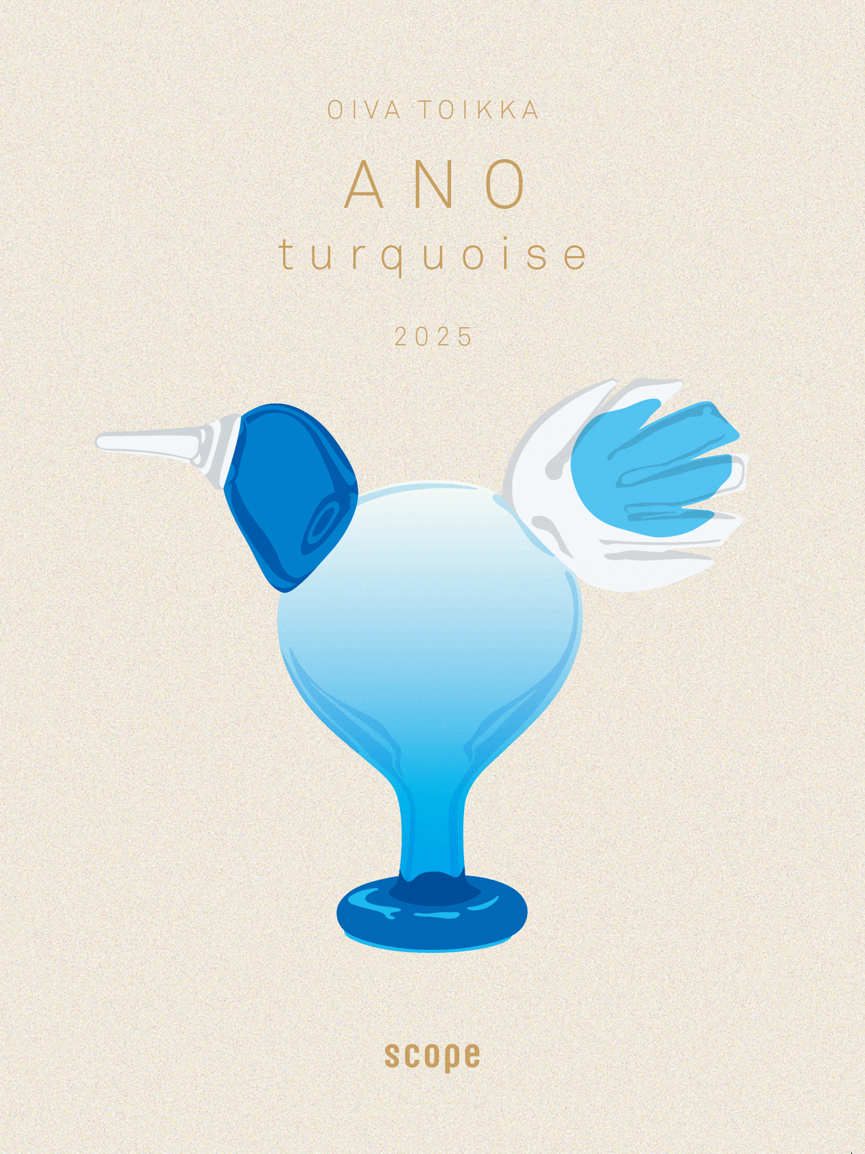 未使用　イッタラ Birds by Toikka Ano Eggターコイズ Birds by Toikka | Ano ターコイズ | iittala