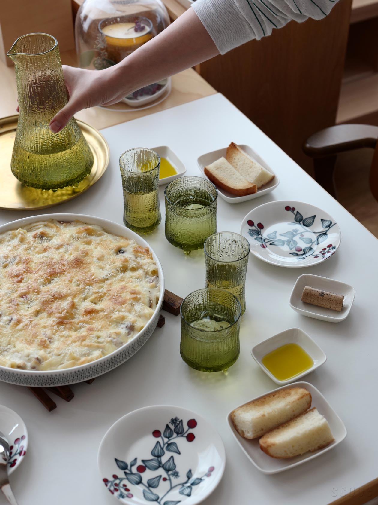 3種を食事で使うウルティマツーレ フィニッシュサンド