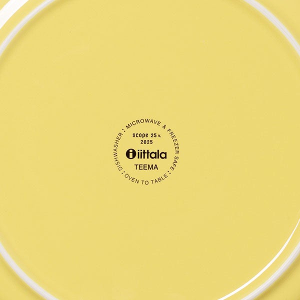 Teema プレート23cm イエロー