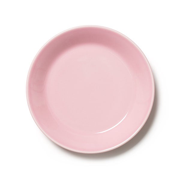 Teema プレート17cm ローズ 薄