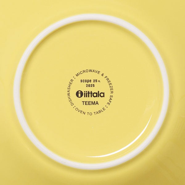Teema ディーププレート21cm イエロー
