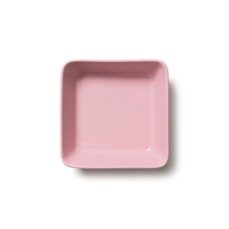 Teema スクエアプレート12×12cm ローズ 4pc