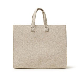 MENO home bag 40ｘ50ｘ25cm ベージュ(リサイクル)