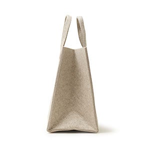 MENO home bag 40ｘ50ｘ25cm ベージュ(リサイクル)