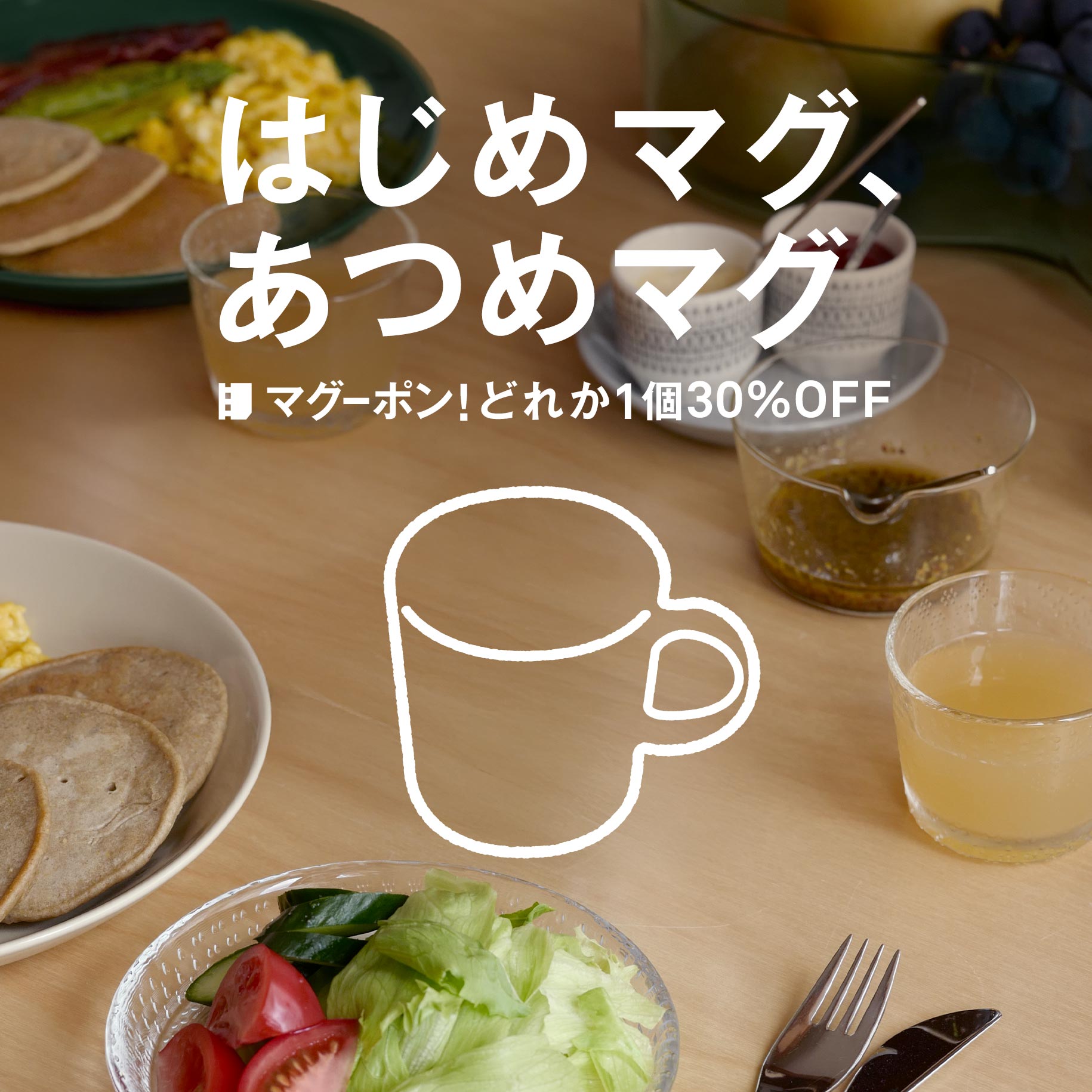 はじめマグ、あつめマグ マグーポン！どれか1個、30%OFF