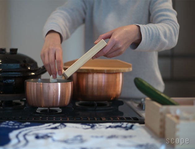 最大2000円引き マラソン期間 銅製 やっとこ鍋 - 食器