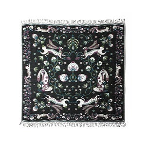 KH ショール 1500×1400 Rabbit Forest Green